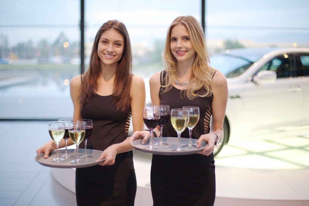 What Are The Benefits Of Hiring Model Servers For Upscale Events?